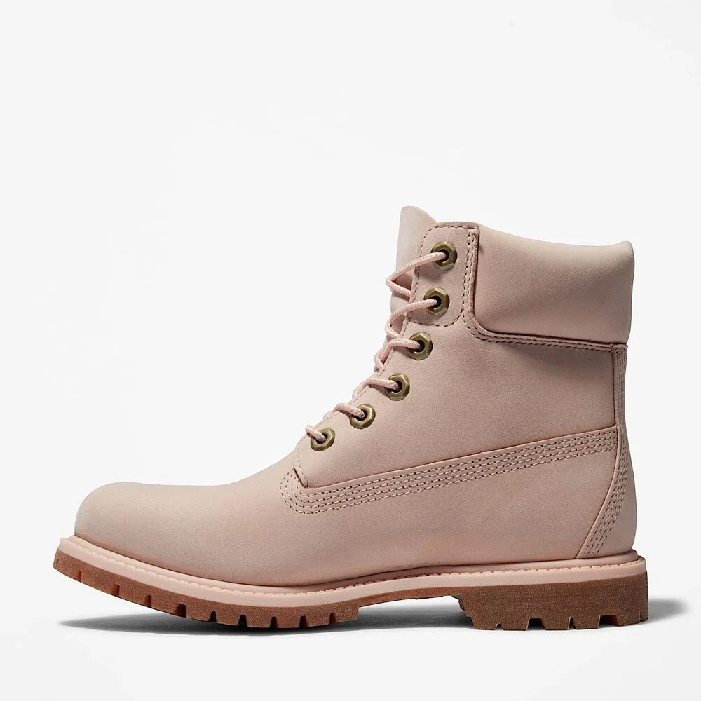 Timberland Premium TB1A5SRF662 Boots Womens 7 Pink Leather 6
